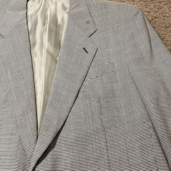 🔥🔥🚒Euromoda Sports Coat Gray Plaid - Picture 4 of 12
